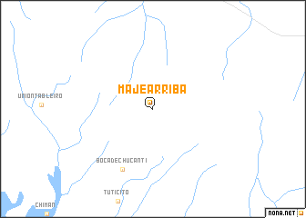 map of Majé Arriba