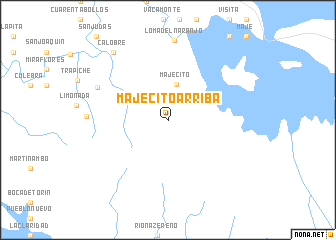 map of Majecito Arriba