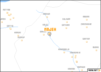 map of Mājeh