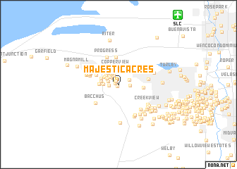 map of Majestic Acres