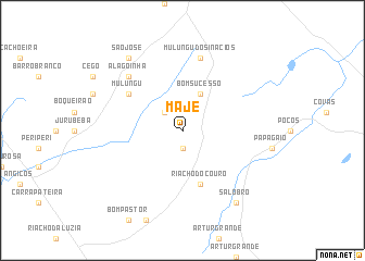 map of Majé