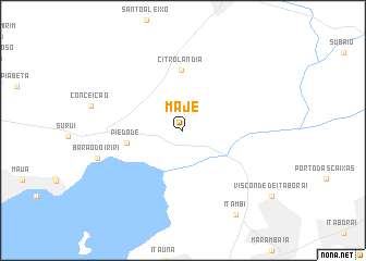 map of Majé