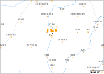 map of Maje