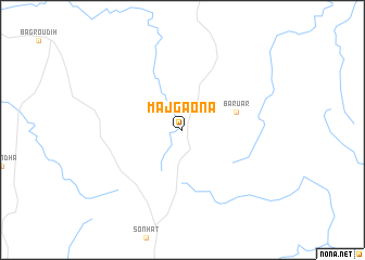 map of Majgaona
