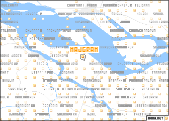 map of Mājgrām