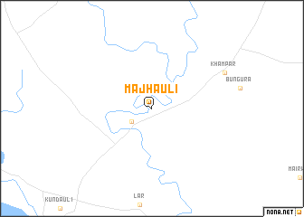 map of Majhauli