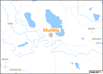 map of Majhaul