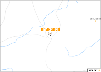 map of Mājhgaon