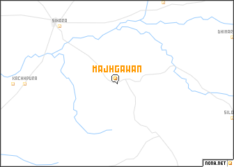 map of Majhgawān