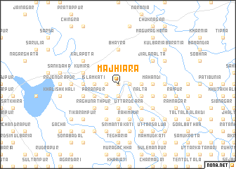 map of Mājhiāra