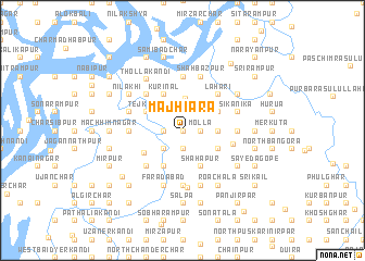 map of Mājhiāra