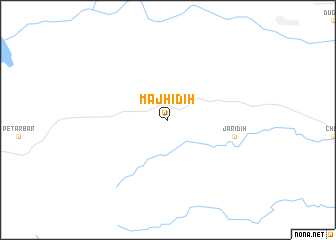 map of Majhidih