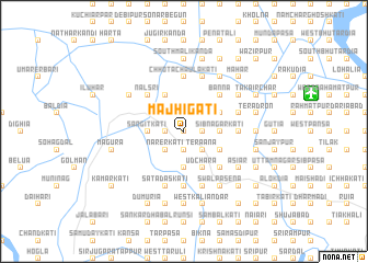 map of Mājhigāti