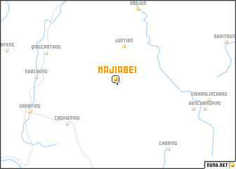 map of Majiabei