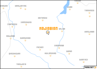 map of Majiabian