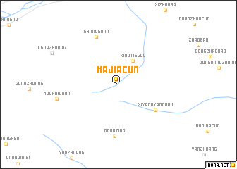 map of Majiacun