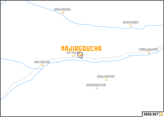 map of Majiagoucha