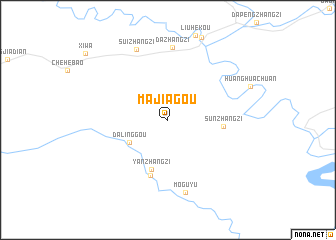 map of Majiagou