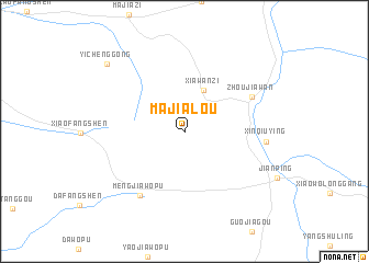map of Majialou