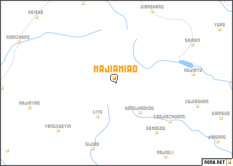 map of Majiamiao