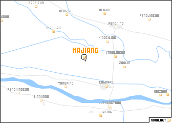 map of Majiang