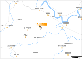 map of Majiang