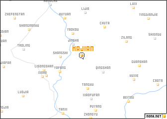 map of Majian