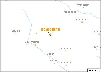 map of Majiaping