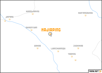 map of Majiaping