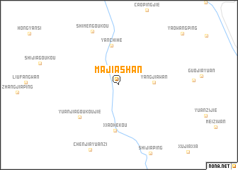 map of Majiashan