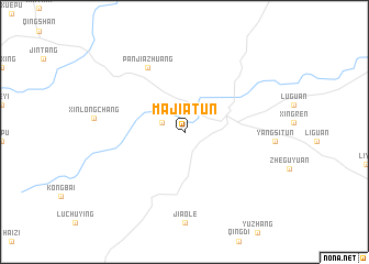 map of Majiatun