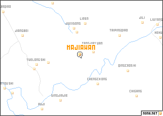 map of Majiawan