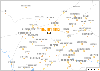 map of Majiayang