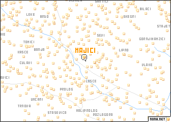 map of Majići