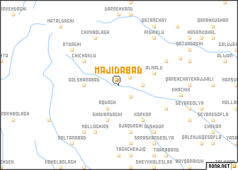 map of Majīdābād