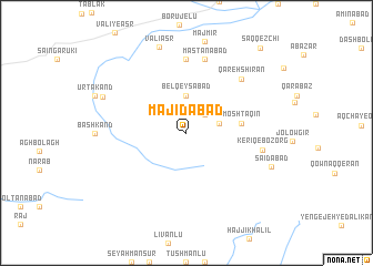 map of Majīdābād