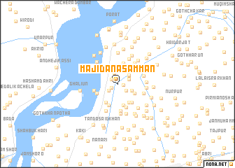 map of Majīdāna Samman