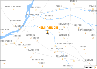 map of Mājidāwah