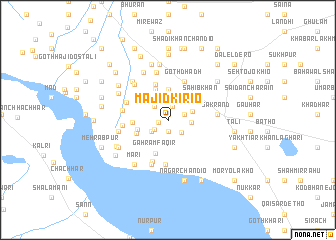 map of Majīd Kirio