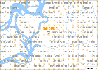 map of Majidpur