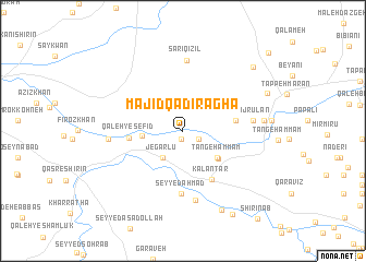 map of Majīd Qādir Āghā