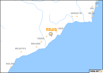 map of Majid