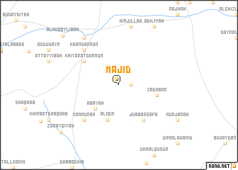 map of Mājid