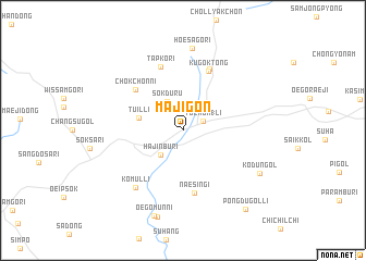 map of Majigon