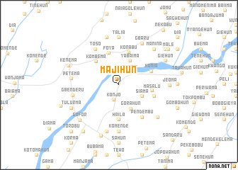 map of Majihun