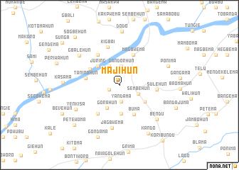 map of Majihun