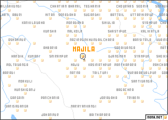 map of Mājila