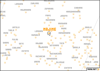 map of Majime