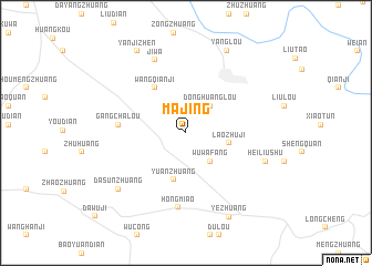 map of Majing