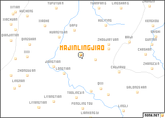 map of Majinlingjiao